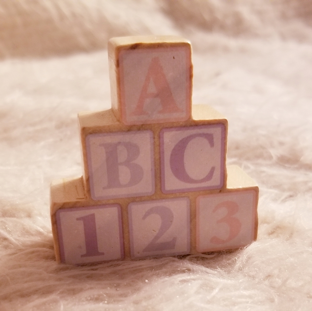 Wooden Dollhouse Faux Baby Doll Toy Building Blocks Kidkraft